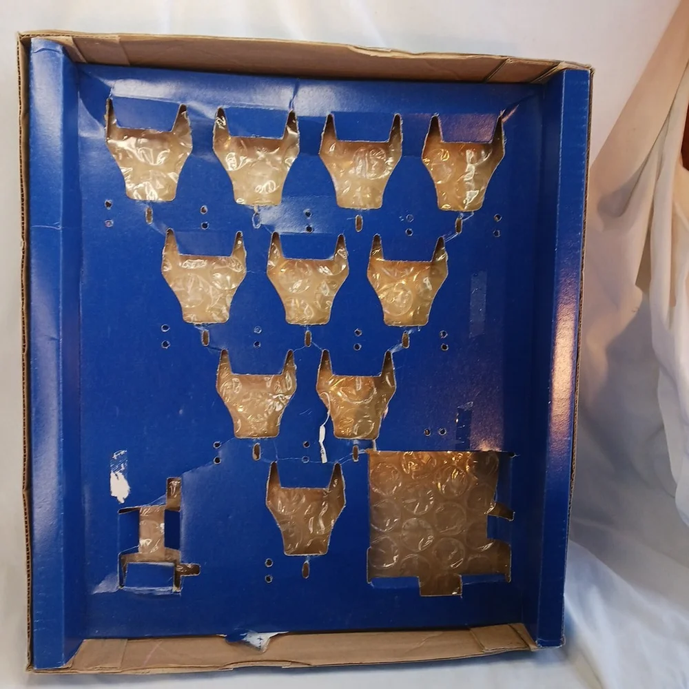 Vintage Mr Christmas Bells of Christmas Musical Lighted Brass